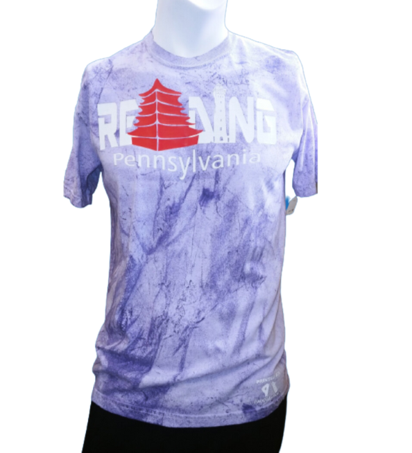 Reading Spatter Shirt Purple