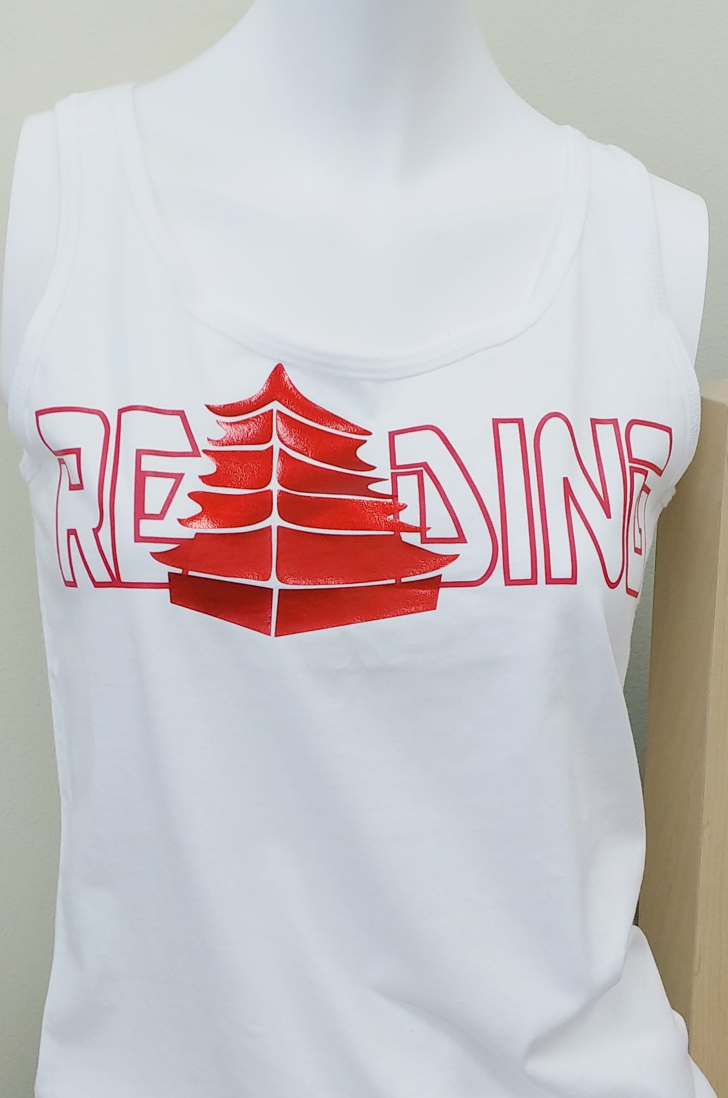 Camiseta sin mangas blanca para mujer