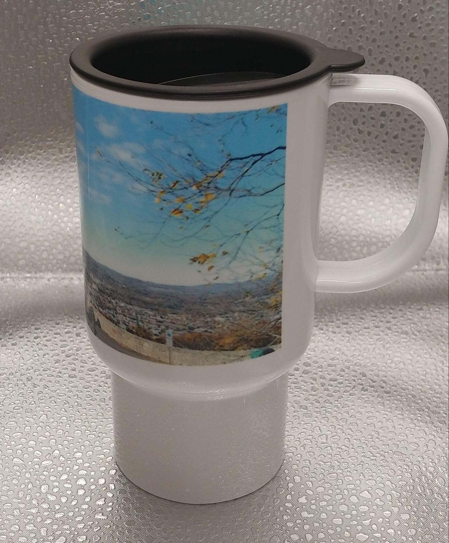 Taza de viaje Pagoda de lectura de 15 oz