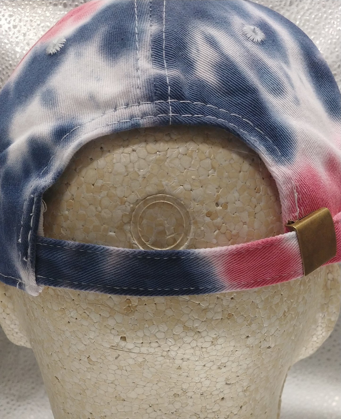 Gorro de Lectura Rojo Descolorido Blanco y Azul