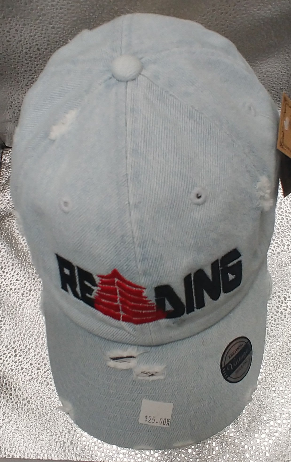 Gorra bordada de lectura