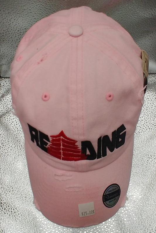Reading Distressed Cap Pink