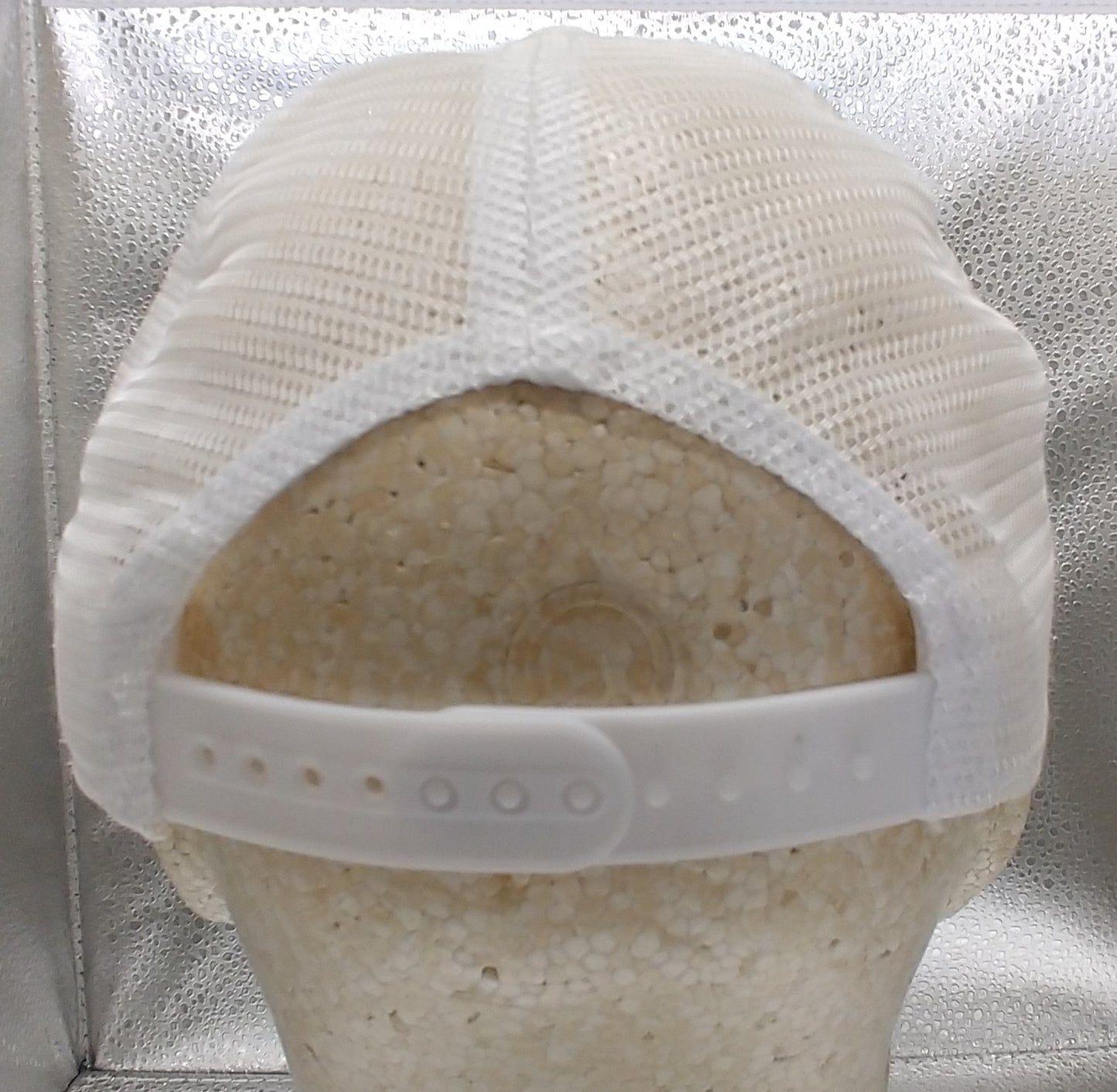 Reading Distressed Trucker Cap White