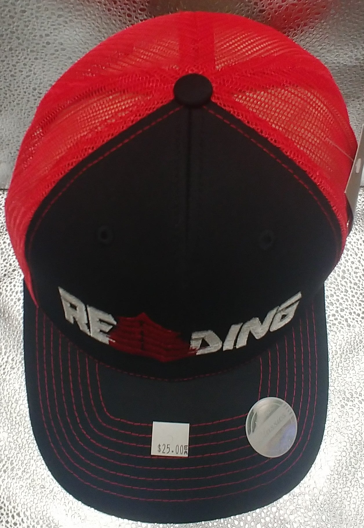 Reading Trucker Cap Black & Red