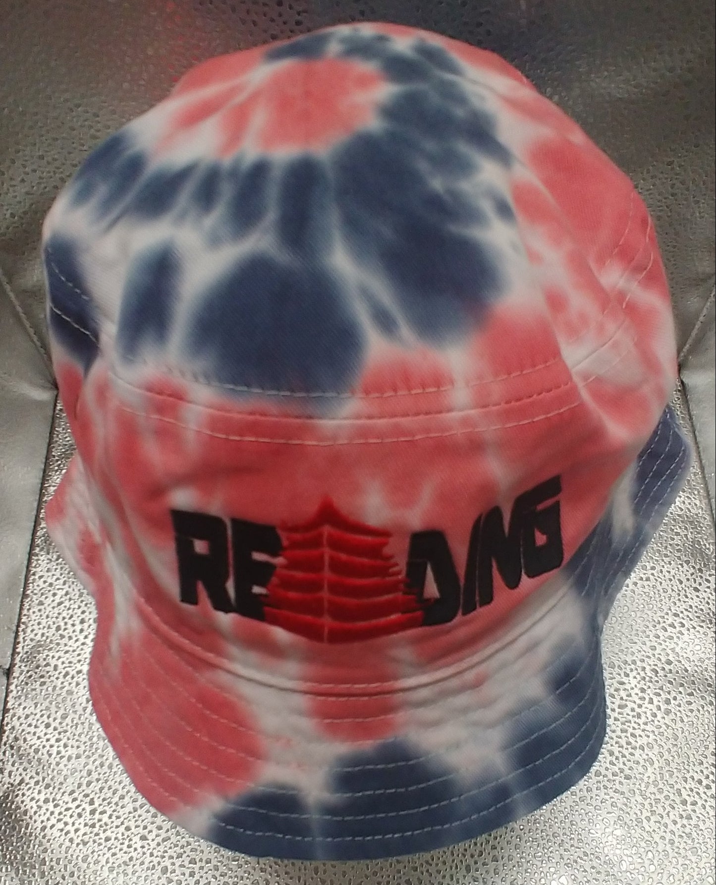 Reading Bucket Hat Faded Red White and Blue