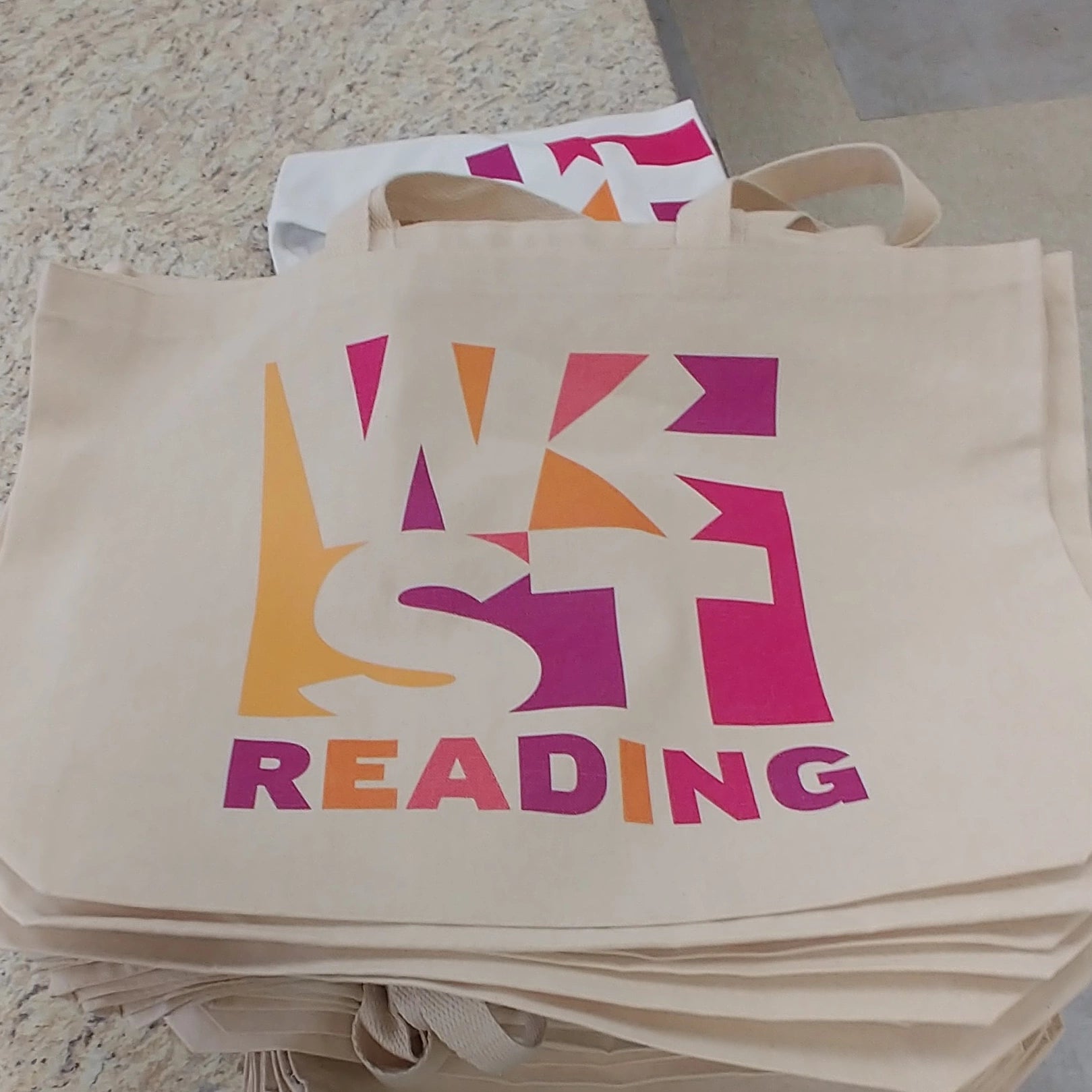 Tote Bags made for West Reading Sidewalk Sale