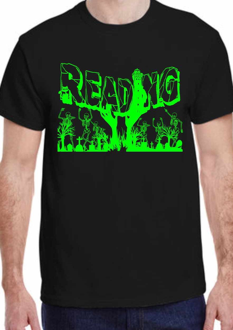 Camisa Lectura Splatter Negra