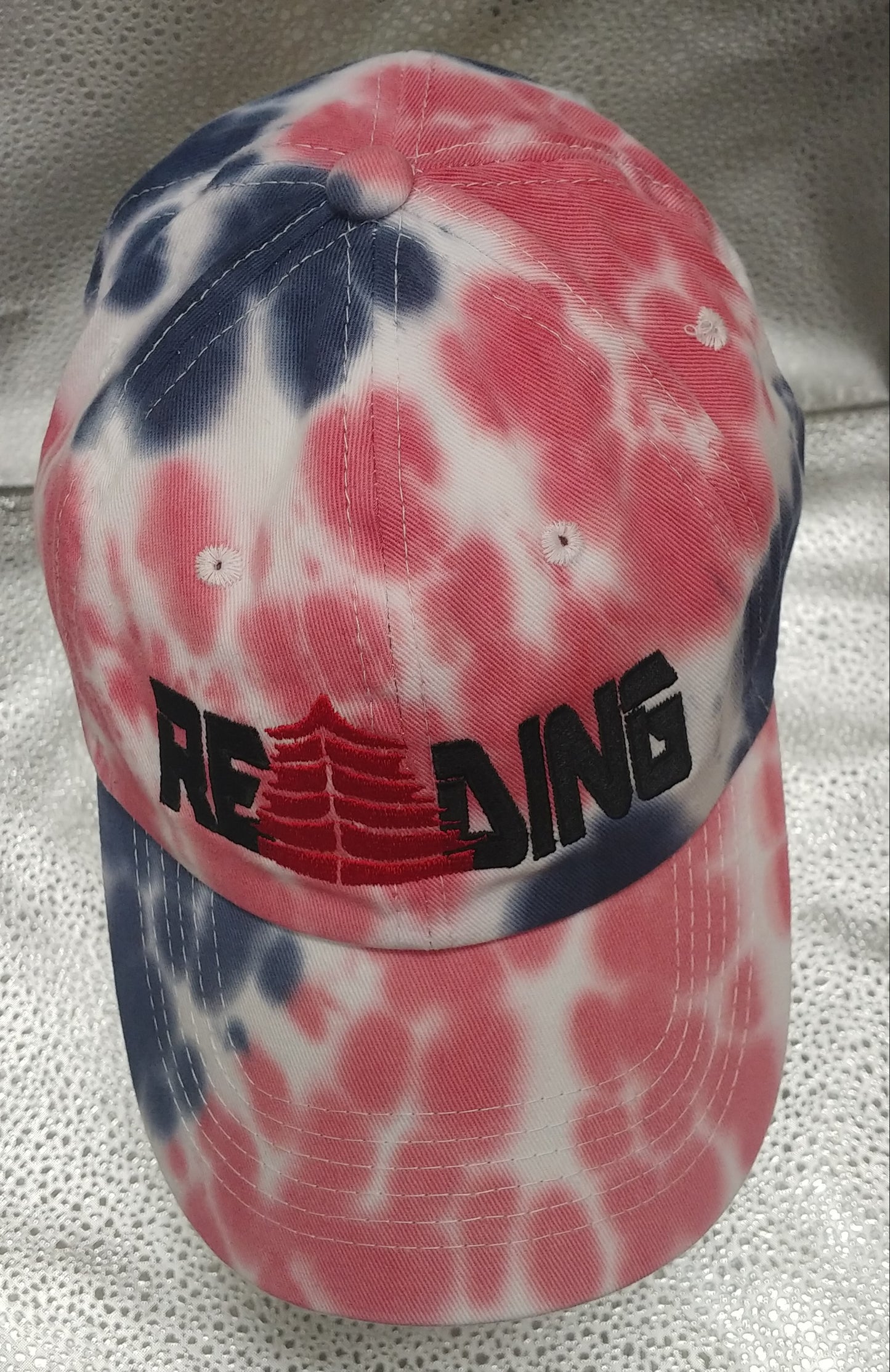 Reading Cap Faded Red White and Blue