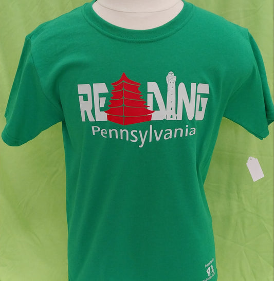 Reading T-Shirt Youth Green