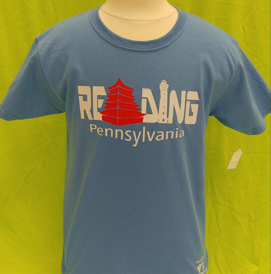 Reading T-Shirt Youth Blue