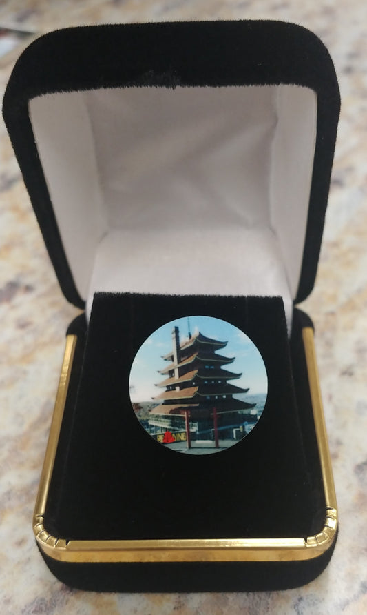 Reading Pagoda Lapel Pin