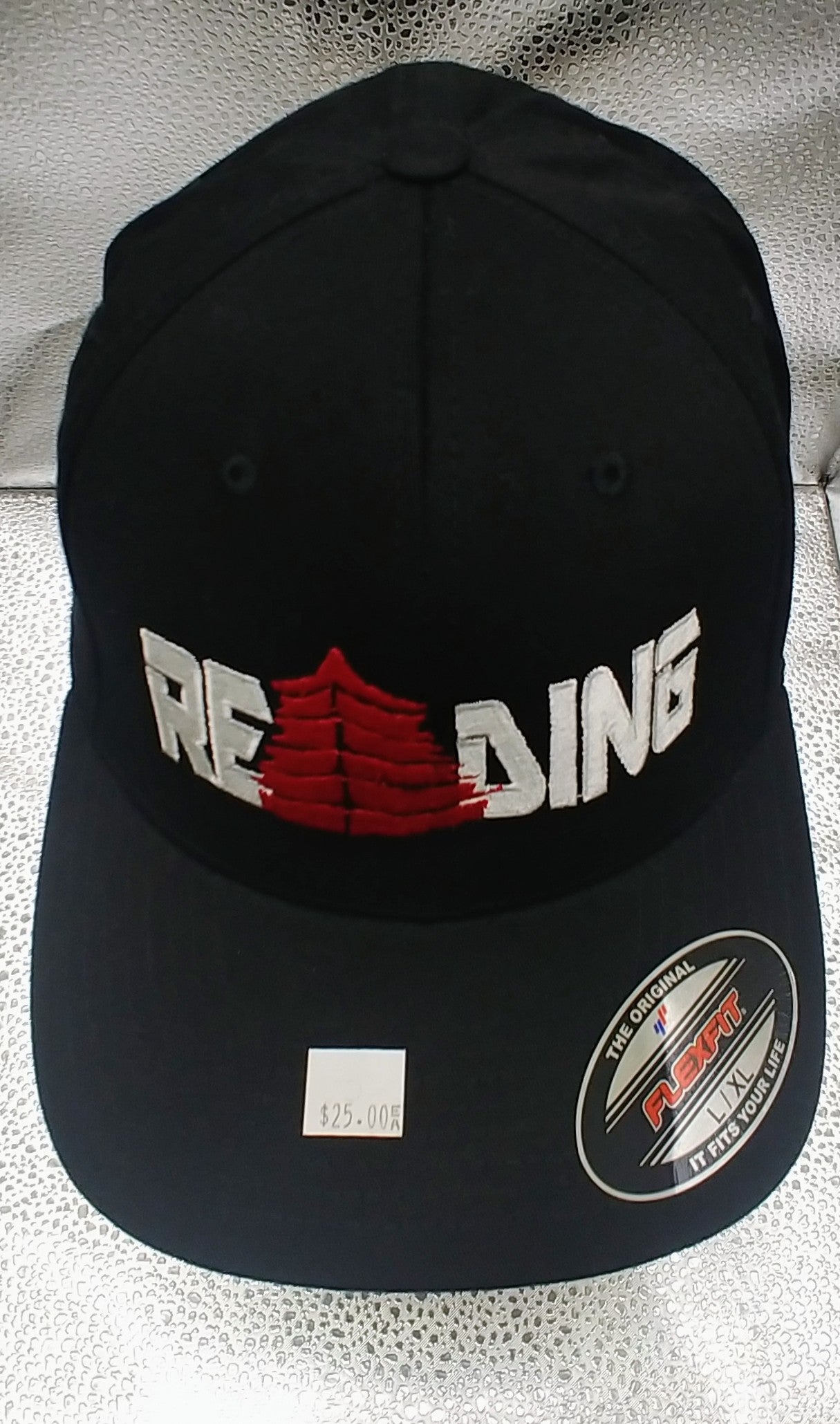 Reading Black FlexFit Cap