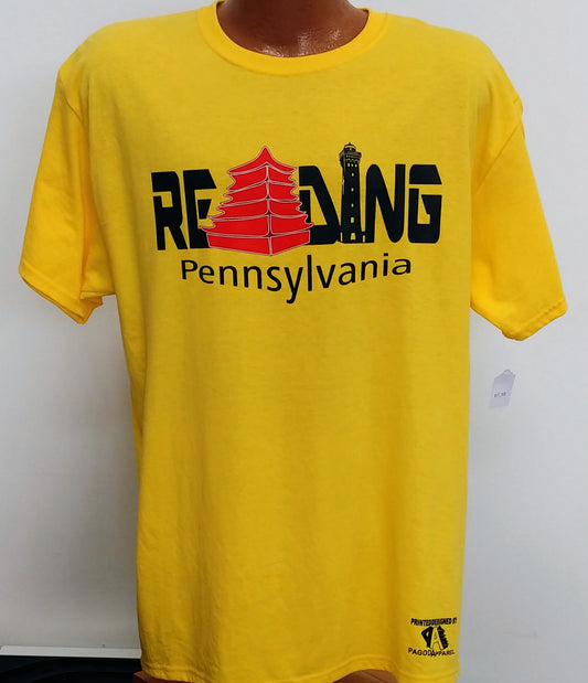 Reading Pennsylvania T-Shirt Gold