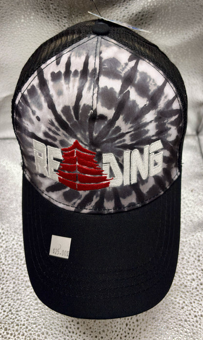 Reading Black and Gray Spider Cap