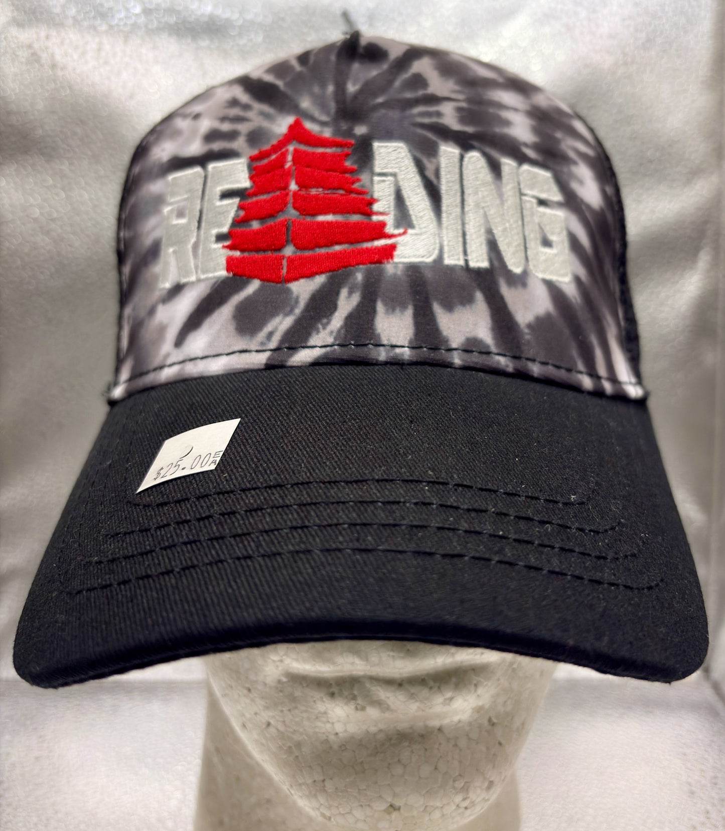 Reading Black and Gray Spider Cap
