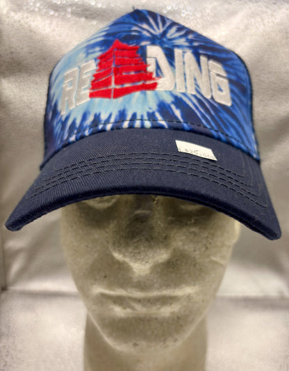 Reading Blue Tie Dye Trucker Cap