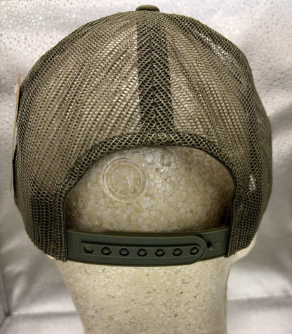 Reading Distressed Olive Trucker Cap